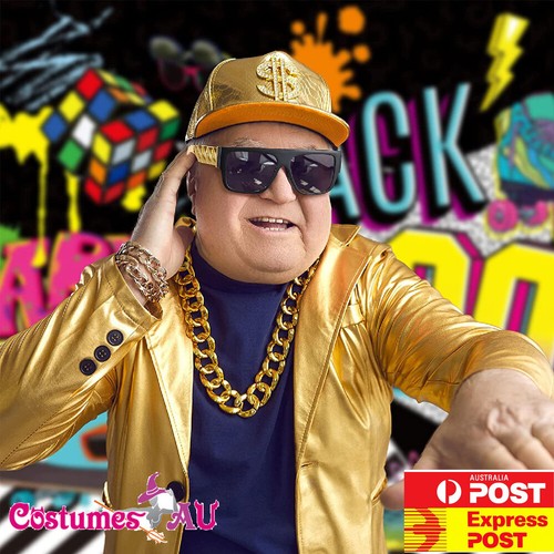 Mens hip hop rapper - hip, 80s